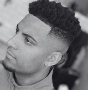 Example Afro haircut by Swarv Studio