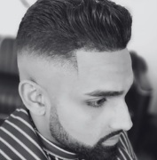 Example men’s haircut by Swarv Studio